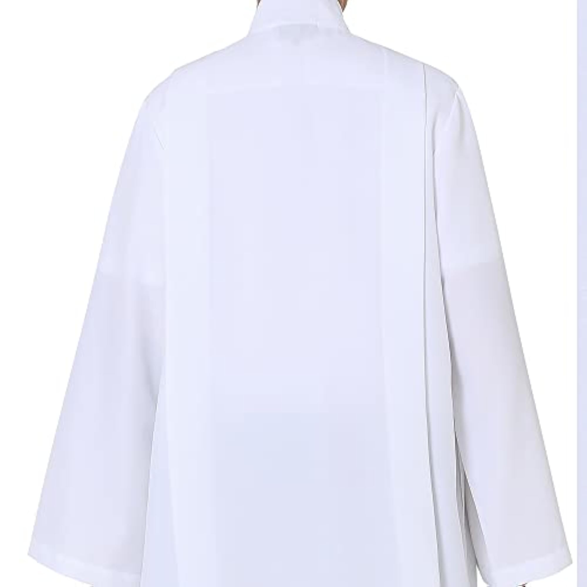 Elegant Front Wrap White Clergy ALB